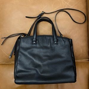 Banana Republic Black Leather Shoulder or Hand Bag